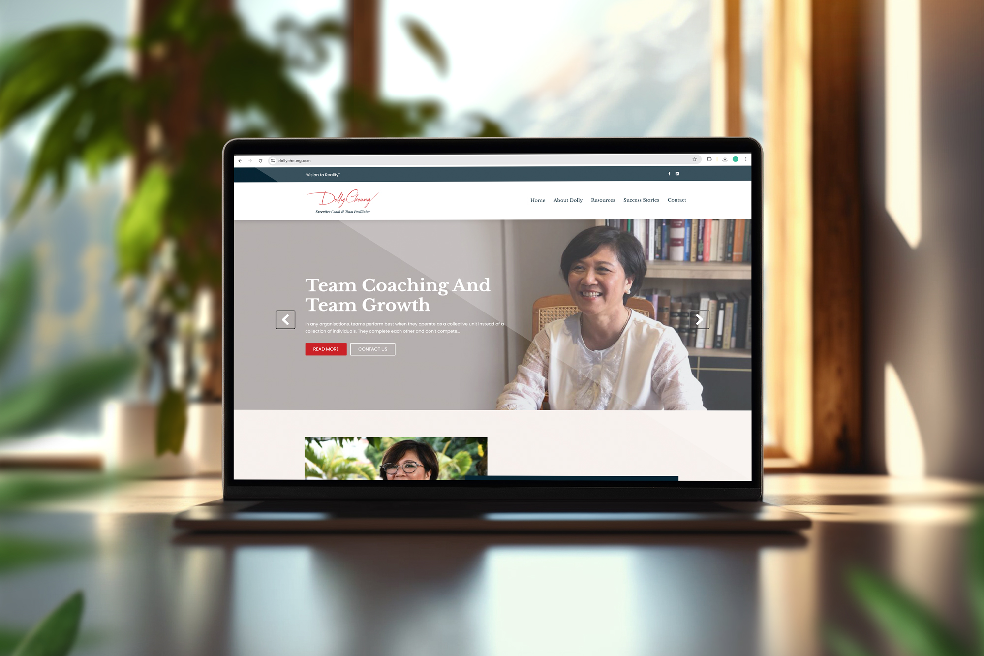 Dolly Cheung Executive Personal Brand Website Development