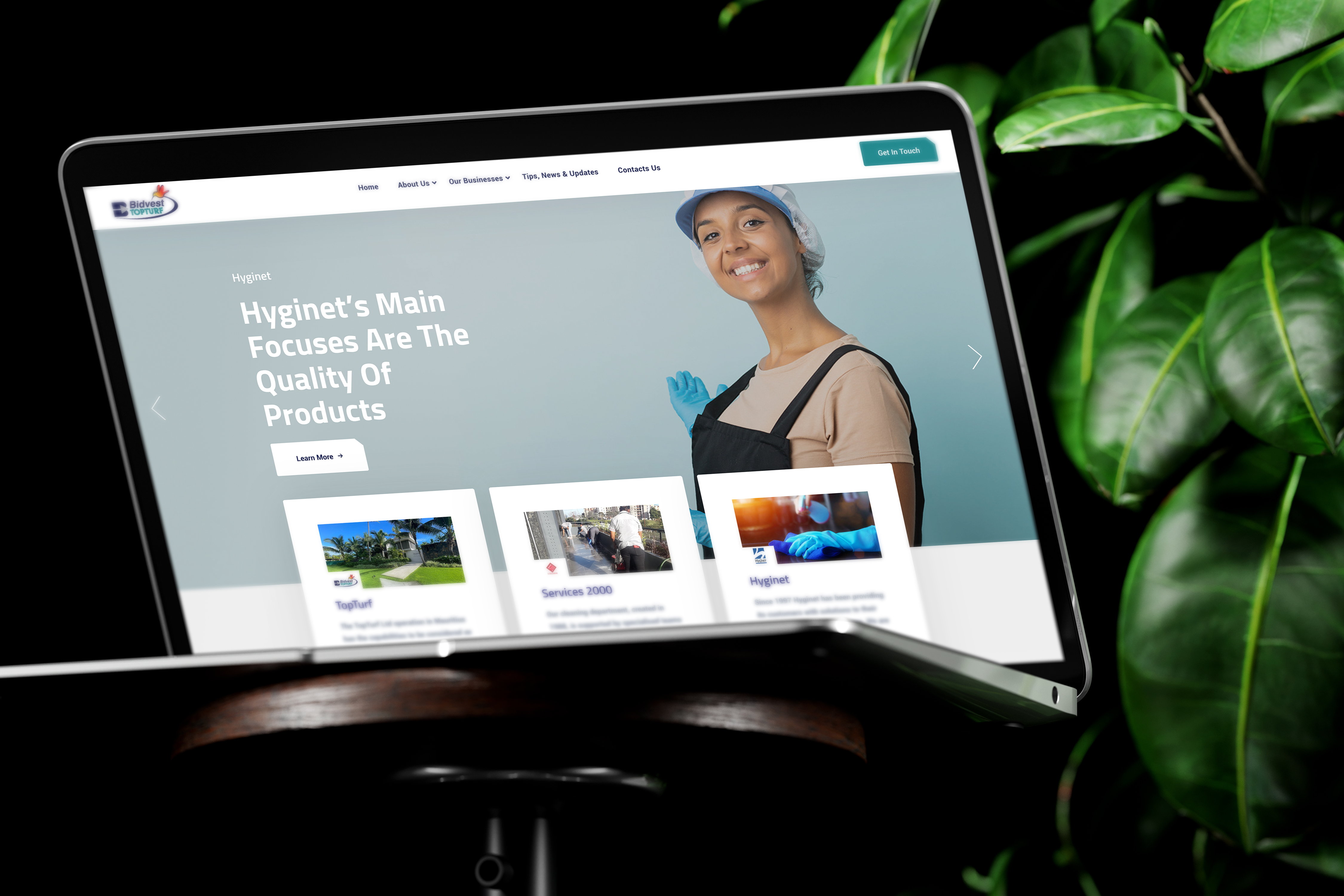 Top Turf Mauritius Landscaping Design Portfolio Website
